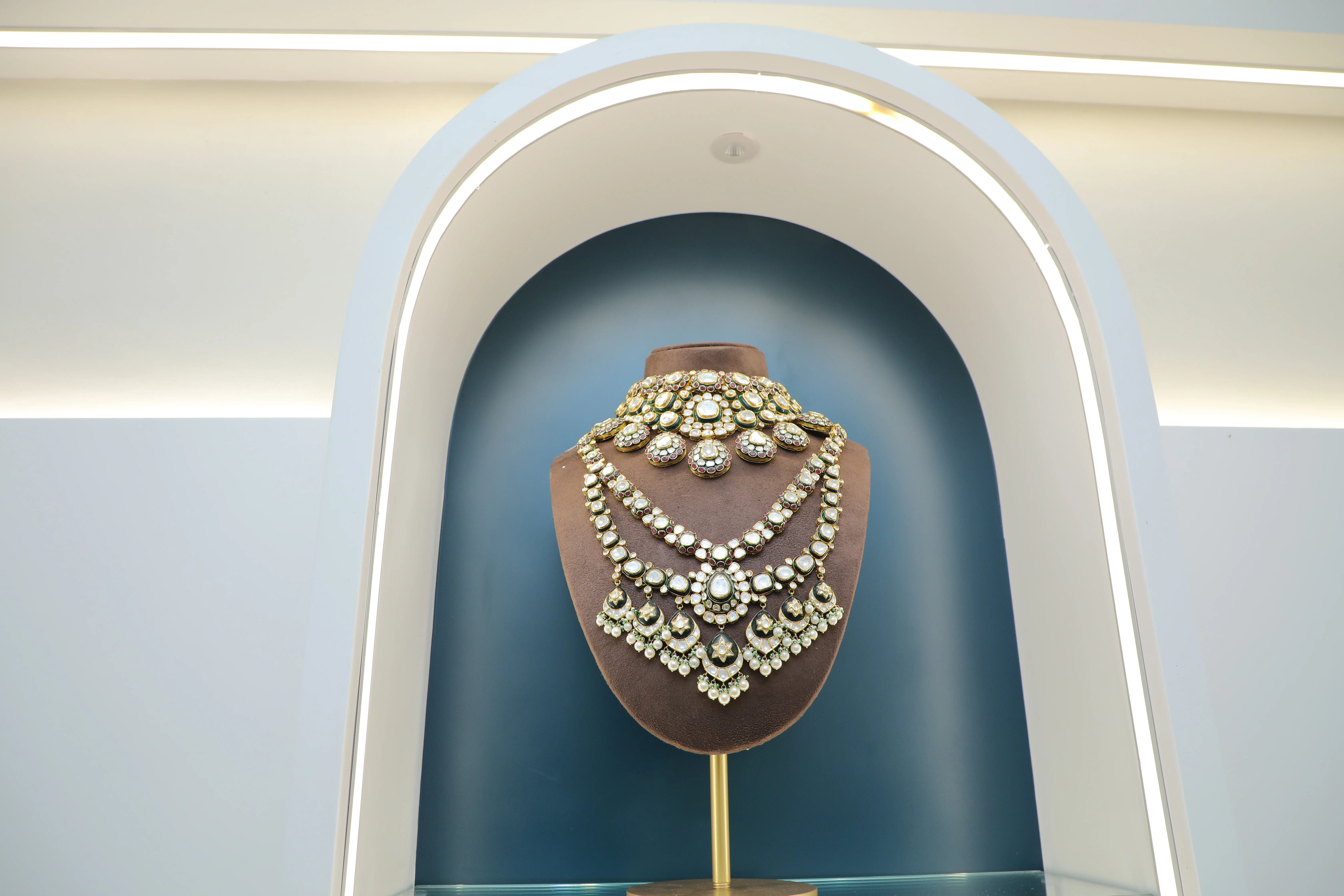 MNK Jewels Gamdevi boutique - jewellery display
