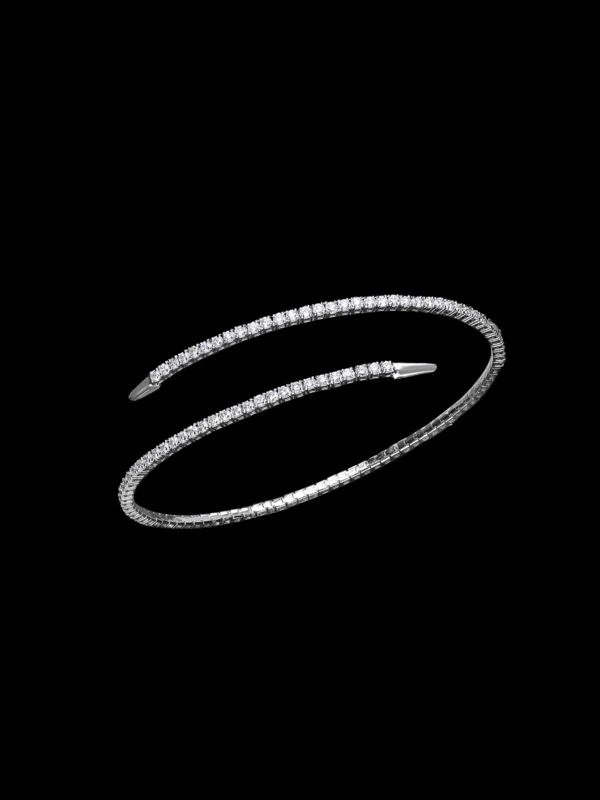 Infinite Coil Diamond Bracelet