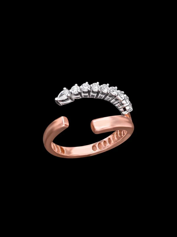 Infinite Spiral Diamond Ring