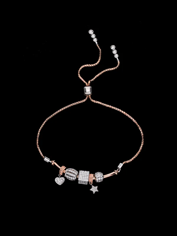 Noble Charm Slider Bracelet