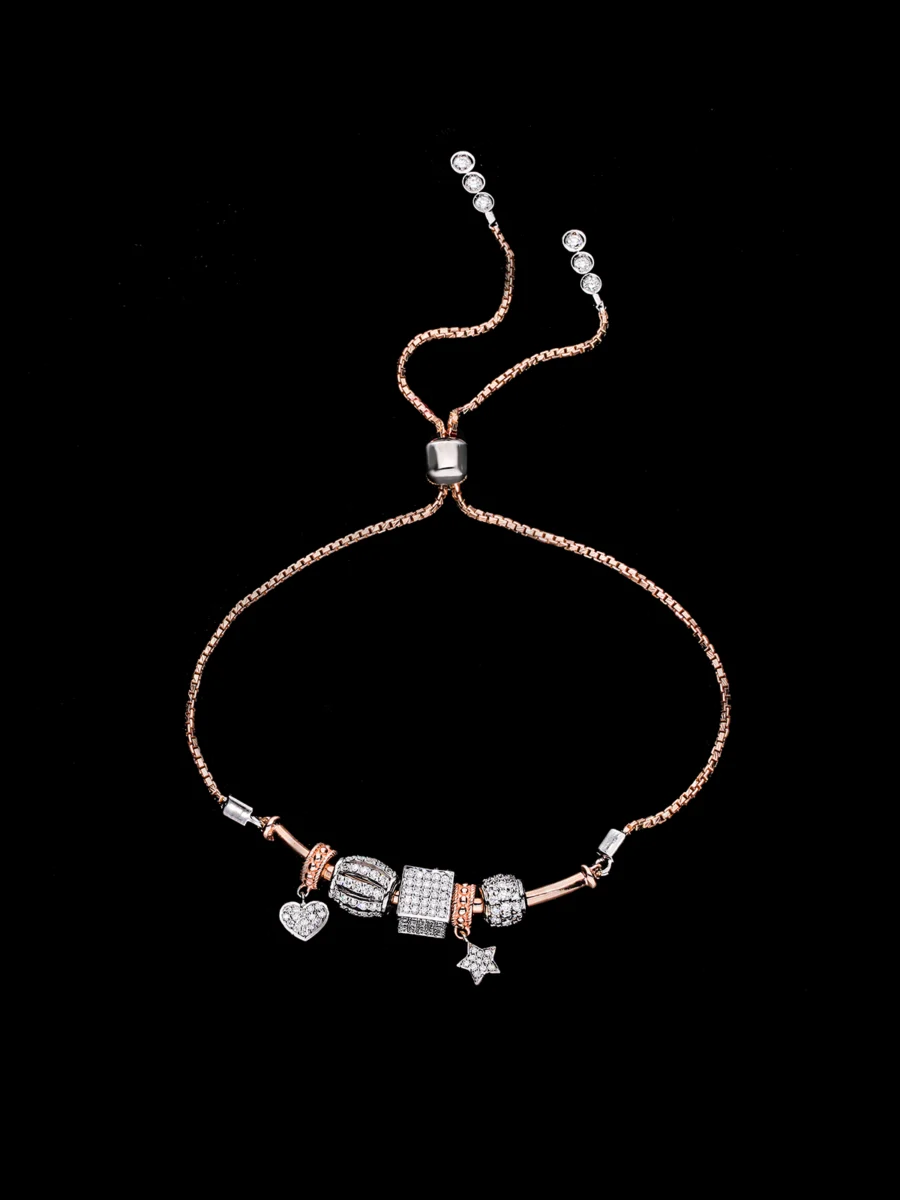 Noble Charm Slider Bracelet