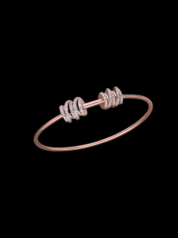 Radiant Coil Cluster Bracelet