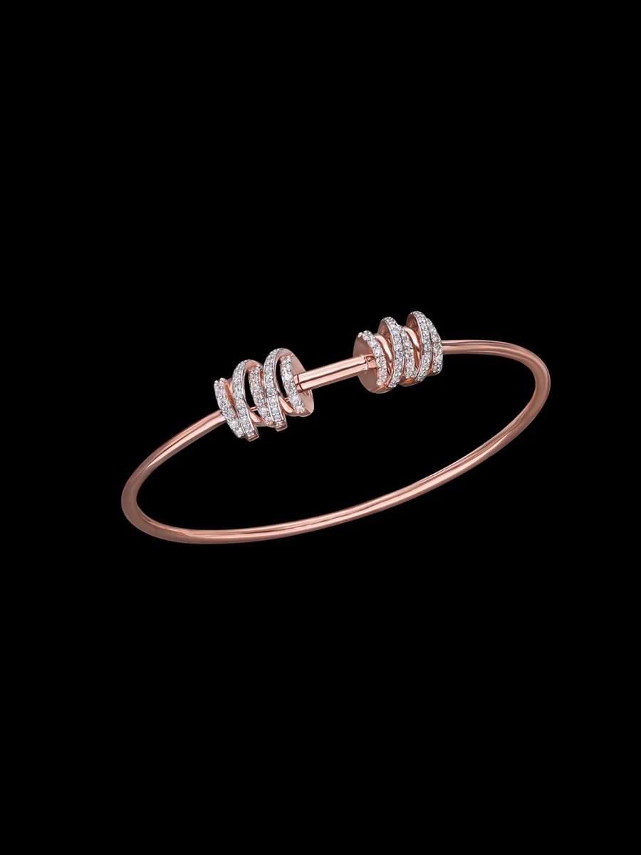 Radiant Coil Cluster Bracelet