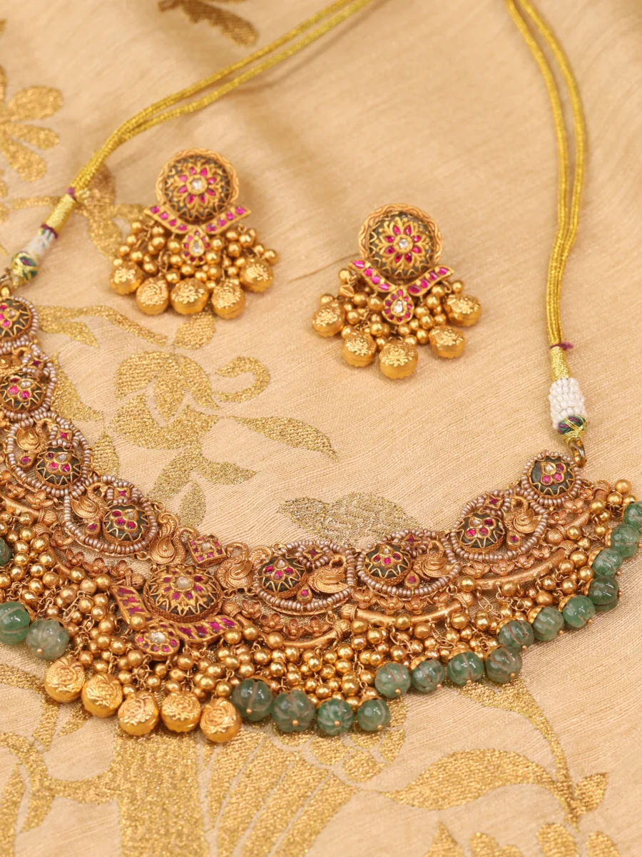 Majestic Granule Gold Necklace