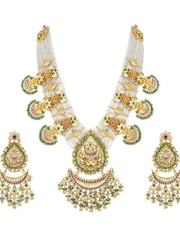 Celestial Pearl Floral Haram
