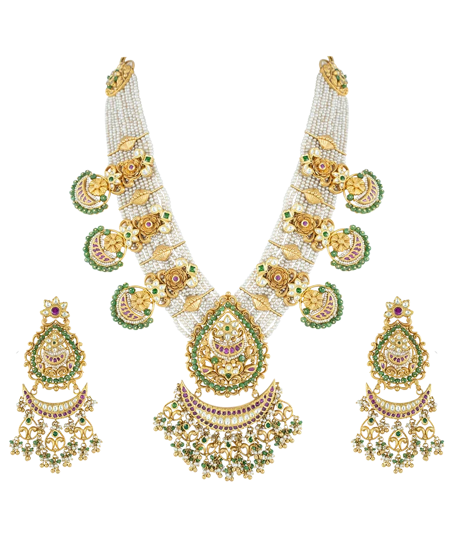 Celestial Pearl Floral Haram