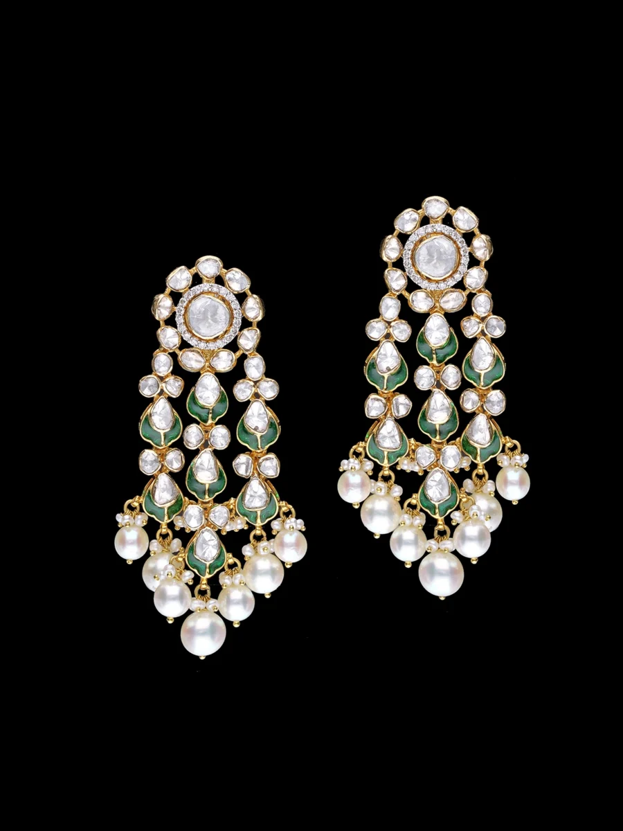 Celestial Pearl Cluster Earrings