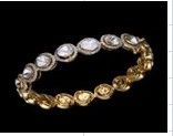 Eternal Oval Polki Bracelet