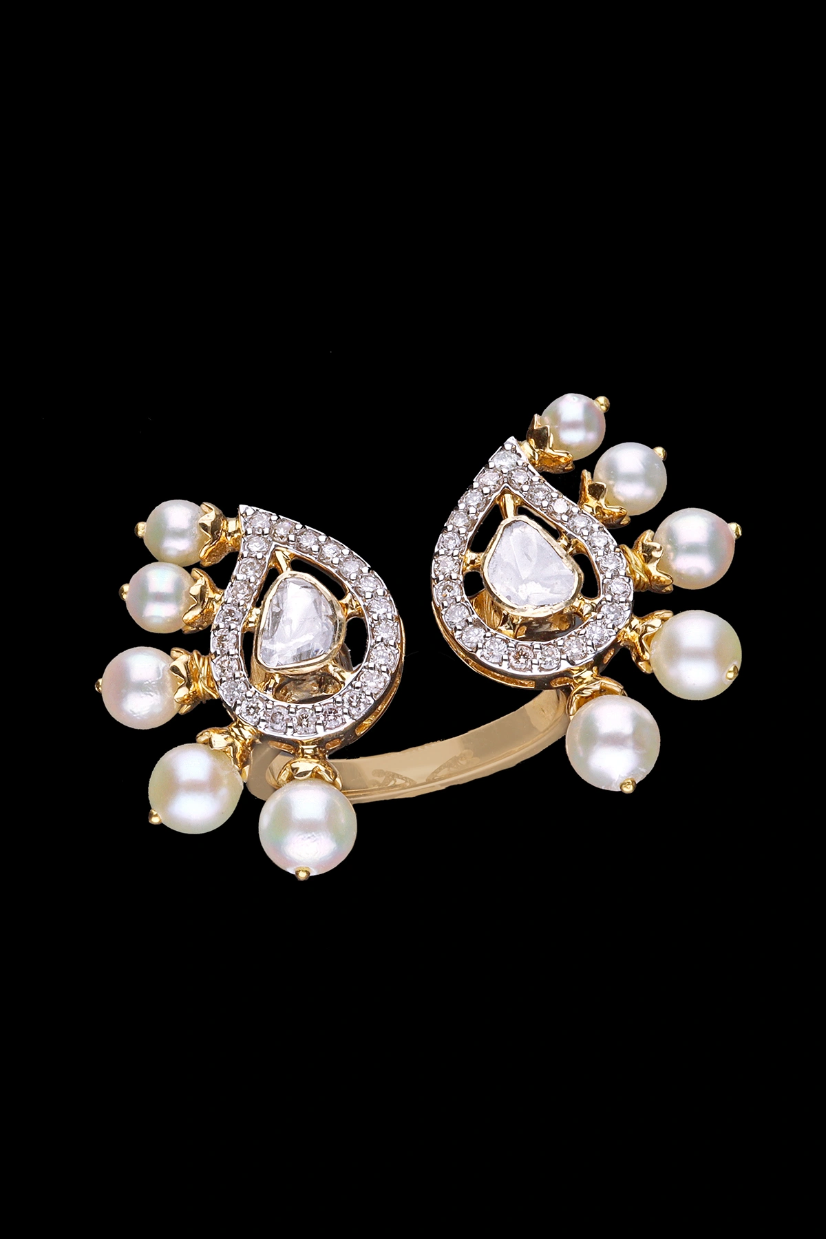Noble Teardrop Pearl Ring