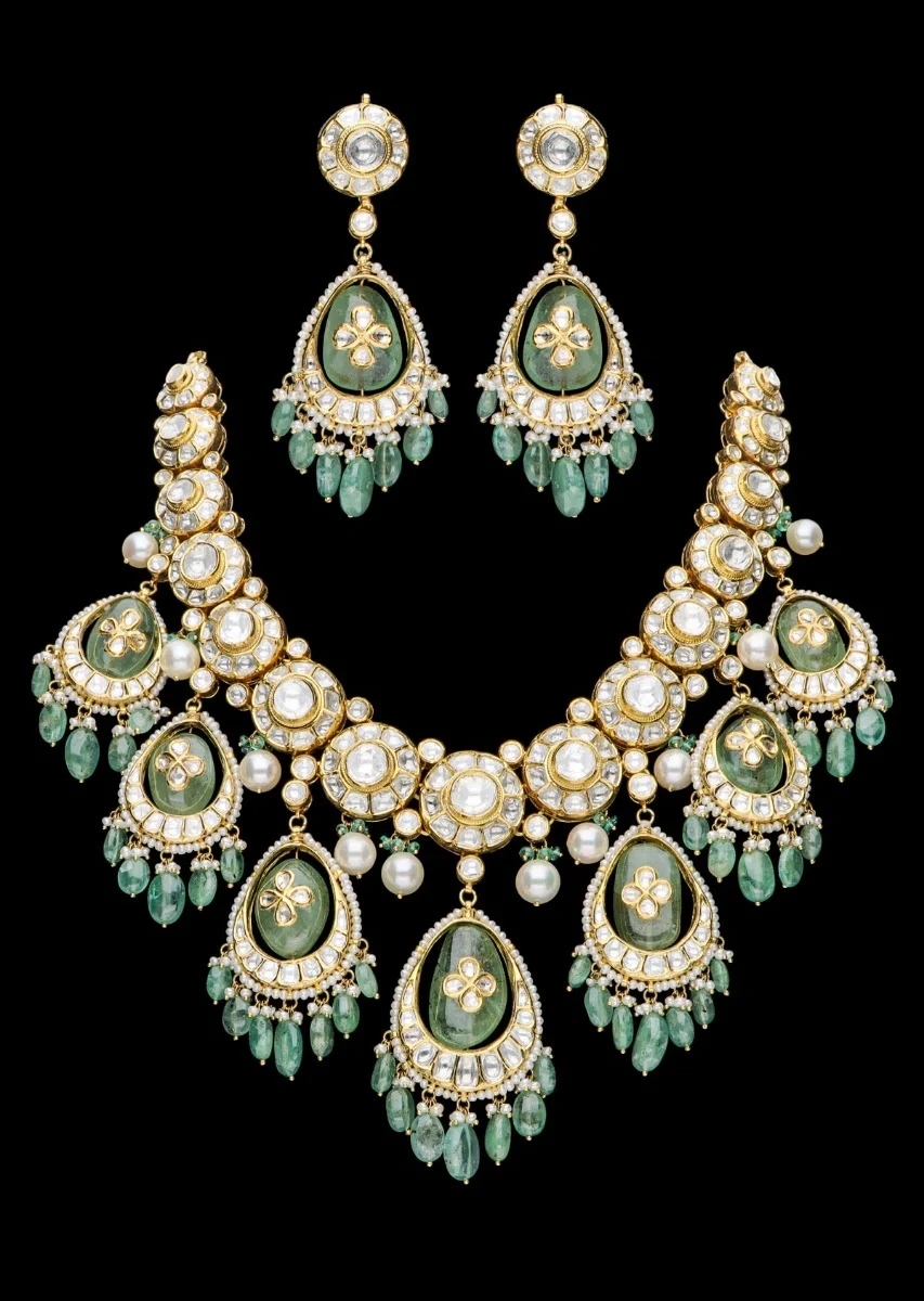 Radiant Emerald Drop Necklace