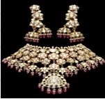 Regal Ruby Polki Necklace